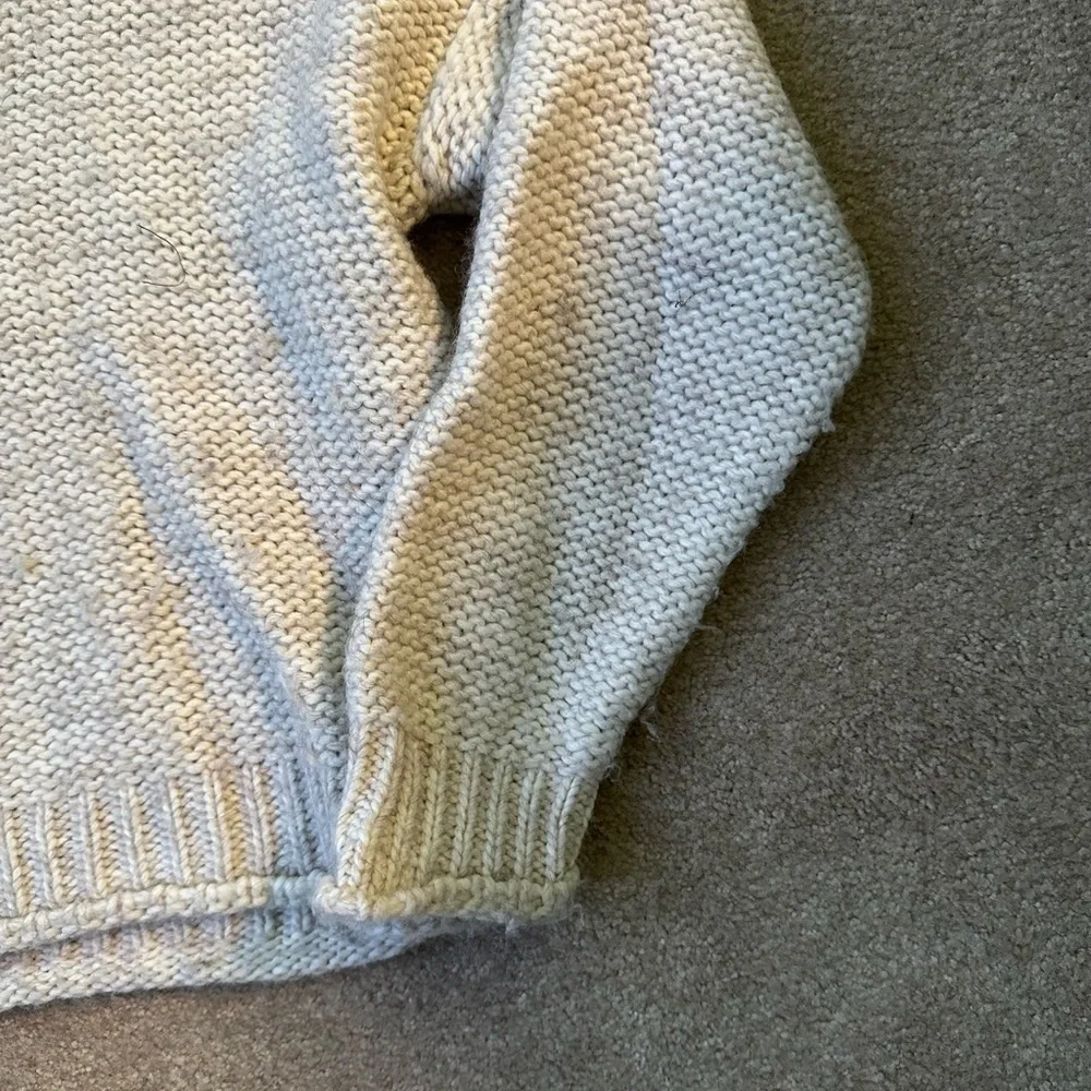 Anthro Oatmeal Colored Knit Sweater